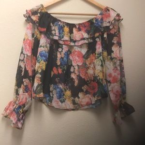 pretty flower blouse